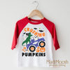 Cushing Pumpkins Shirt - Monster Truck Halloween Shirt by Madi Moosh