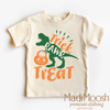 Trick Rawr Treat Shirt - Dinosaur Halloween Shirt by Madi Moosh