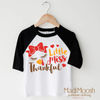 Little Miss Thankful Shirt - Thanksgiving Shirt by Madi Moosh