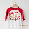 Little Miss Thankful Shirt - Thanksgiving Shirt by Madi Moosh
