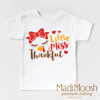 Little Miss Thankful Shirt - Thanksgiving Shirt by Madi Moosh