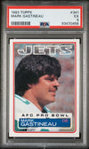 Graded 1983 Topps Mark Gastineau #341 Football Card PSA 5 Excellent