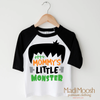 Mommy's Little Monster Shirt - Halloween Shirt by Madi Moosh