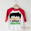 Mommy's Little Monster Shirt - Halloween Shirt by Madi Moosh