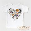 I Love Halloween Heart Shirt - Halloween Shirt by Madi Moosh