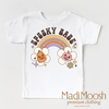 Spooky Babe Rainbow Shirt - Halloween Shirt by Madi Moosh