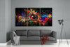 Colors in My Eyes Mega Glass Wall Art by Insigneart USA