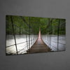 Suspension Bridge Mega Glass Wall Art by Insigneart USA