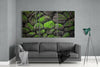 Mossy Stones Mega Glass Wall Art by Insigneart USA