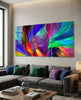 Dance of Colors Mega Glass Wall Art by Insigneart USA