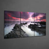 Foggy Sea Mega Glass Wall Art by Insigneart USA