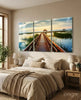 Pier Mega Glass Wall Art by Insigneart USA