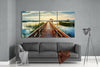 Pier Mega Glass Wall Art by Insigneart USA