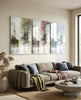 Pastel Colors Mega Glass Wall Art by Insigneart USA