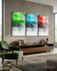 Colors Mega Glass Wall Art by Insigneart USA