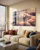 Mega Glass Wall Art Above The Clouds by Insigneart USA