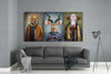 Animal Heads Mega Glass Wall Art by Insigneart USA
