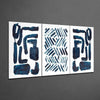 Scandinavian Lines Mega Glass Wall Art by Insigneart USA