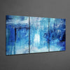 Abstract Blue Mega Glass Wall Art by Insigneart USA