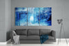 Abstract Blue Mega Glass Wall Art by Insigneart USA
