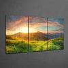 Sunset in the Countryside Mega Glass Wall Art by Insigneart USA
