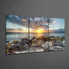 Sunset Mega Glass Wall Art by Insigneart USA