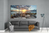 Sunset Mega Glass Wall Art by Insigneart USA
