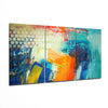 Colorful Brush Strokes Mega Glass Wall Art by Insigneart USA