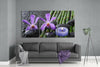 Purple Orchid Mega Glass Wall Art by Insigneart USA