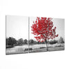 Autumn Tree Mega Glass Wall Art by Insigneart USA