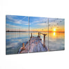 Sunset on the Beach Mega Glass Wall Art by Insigneart USA