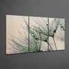 Green Dandelion Glass Wall Art by Insigneart USA