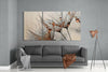 Cinnamon Dandelion Glass Wall Art by Insigneart USA