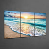 Turquoise Beach Glass Wall Art by Insigneart USA