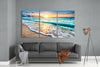 Turquoise Beach Glass Wall Art by Insigneart USA