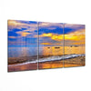 Sunset on the Beach Glass Wall Art by Insigneart USA