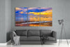 Sunset on the Beach Glass Wall Art by Insigneart USA