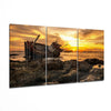 Abandoned Boat Mega Glass Wall Art by Insigneart USA