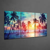 Palm Glass Wall Art by Insigneart USA