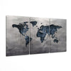 World Map Mega Glass Wall Art by Insigneart USA