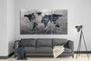 World Map Mega Glass Wall Art by Insigneart USA