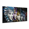 Venetian Masks Mega Glass Wall Art by Insigneart USA