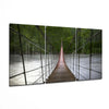 Suspension Bridge Mega Glass Wall Art by Insigneart USA