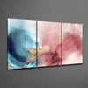 Soft Colors Mega Glass Wall Art by Insigneart USA