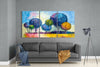 Candy Trees Mega Glass Wall Art by Insigneart USA