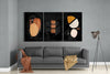 Abstract Shapes Mega Glass Wall Art by Insigneart USA
