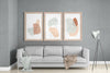 Abstract Shapes 1 Glass Wall Art by Insigneart USA
