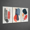 Abstract Shapes 3 Glass Wall Arts by Insigneart USA