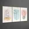Abstract Shapes 6 Glass Wall Arts by Insigneart USA