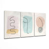 Abstract Shapes 6 Glass Wall Arts by Insigneart USA